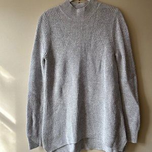 BP. by Nordstrom Light Gray Woven Turtleneck Sweater